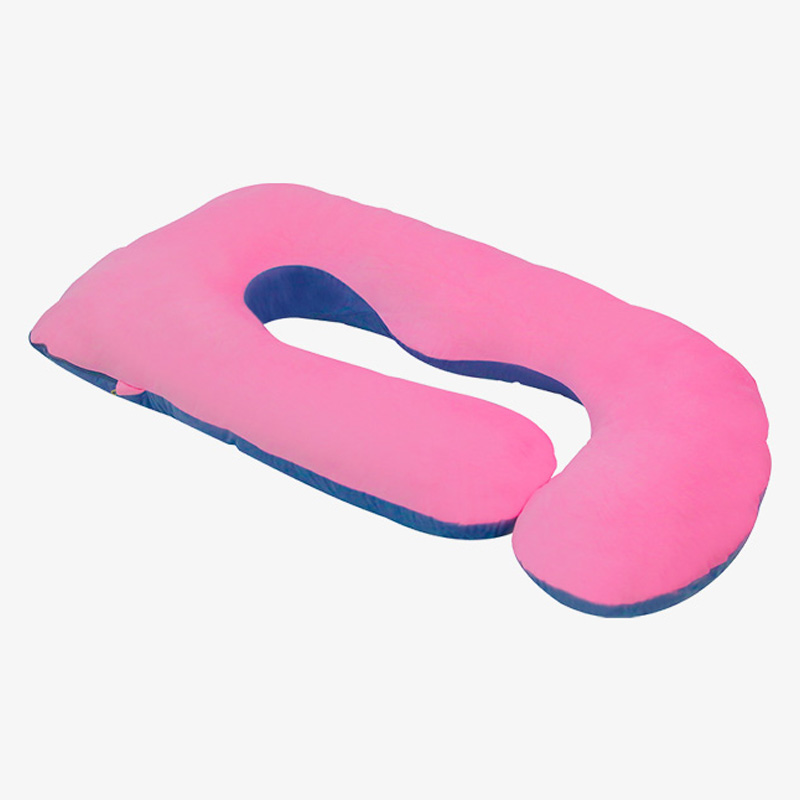 Cuscini di gravidanza per dormire, cuscino per la maternità a forma di a forma di U con copertura rimovibile - supporto per la schiena, le gambe, la pancia