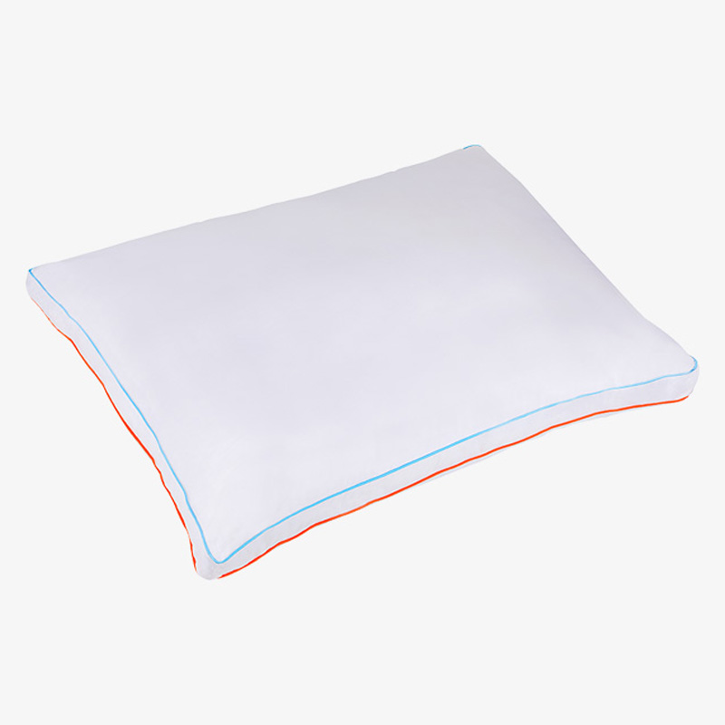 Cuscini da letto per la casa hotel bianco 233 tc cuscini di cotone super soffici con tubatura di colore diverso