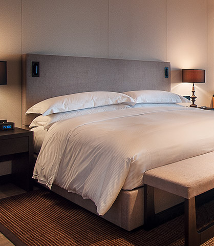 Biancheria da letto dell'hotel