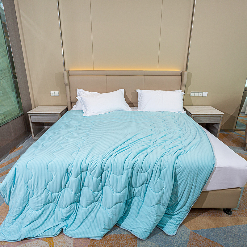 Raffreddamento trapunno / coperta Tocco freddo eterno per dormienti caldi Stripes leggero design di stampa estate coperta di ghiaccio per sudori notturni